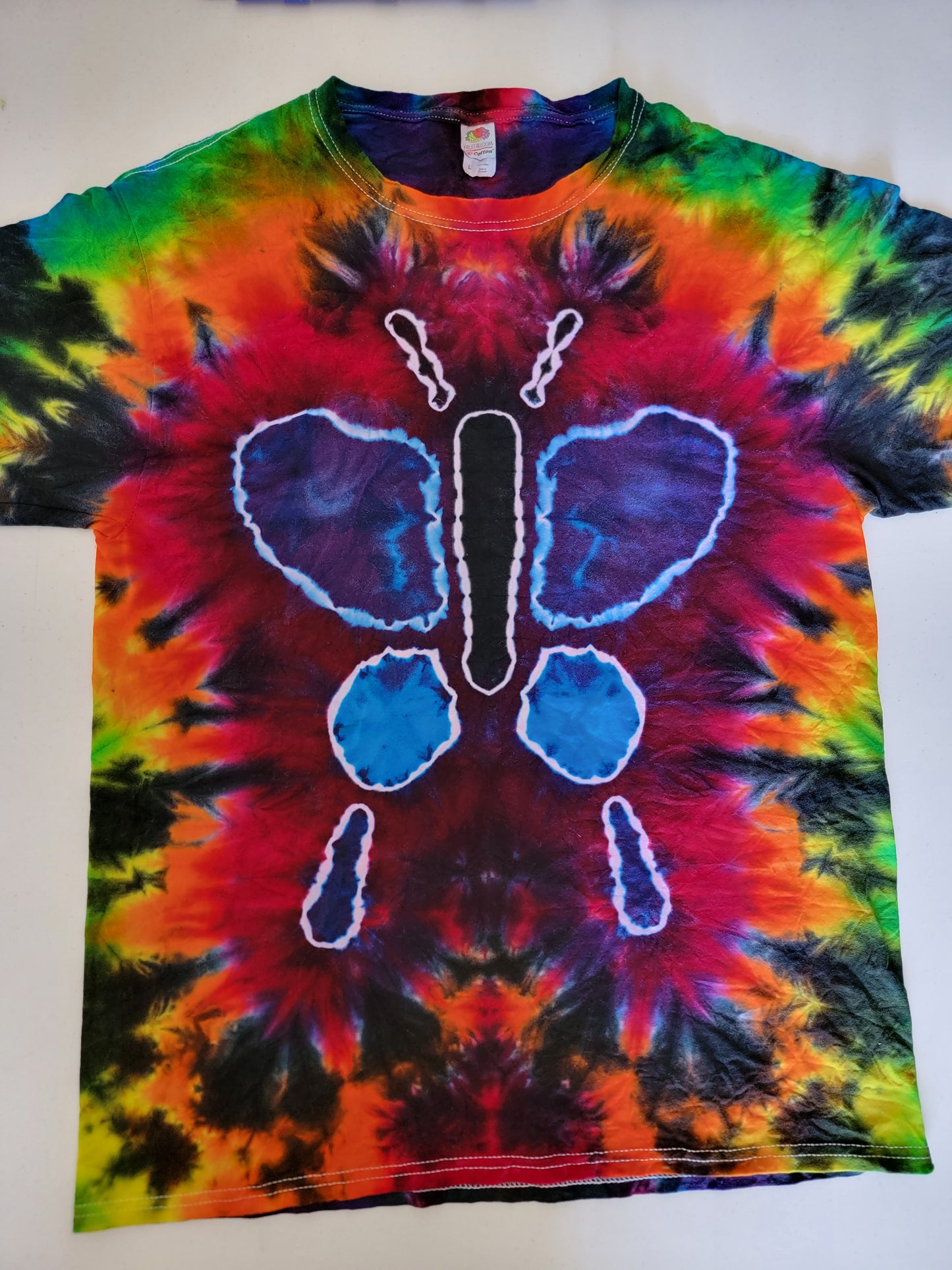 Butterfly tie dye