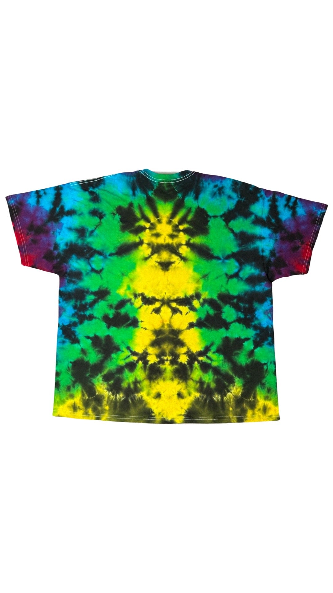 Rainbow Skull Tie Dye Tee Shirt